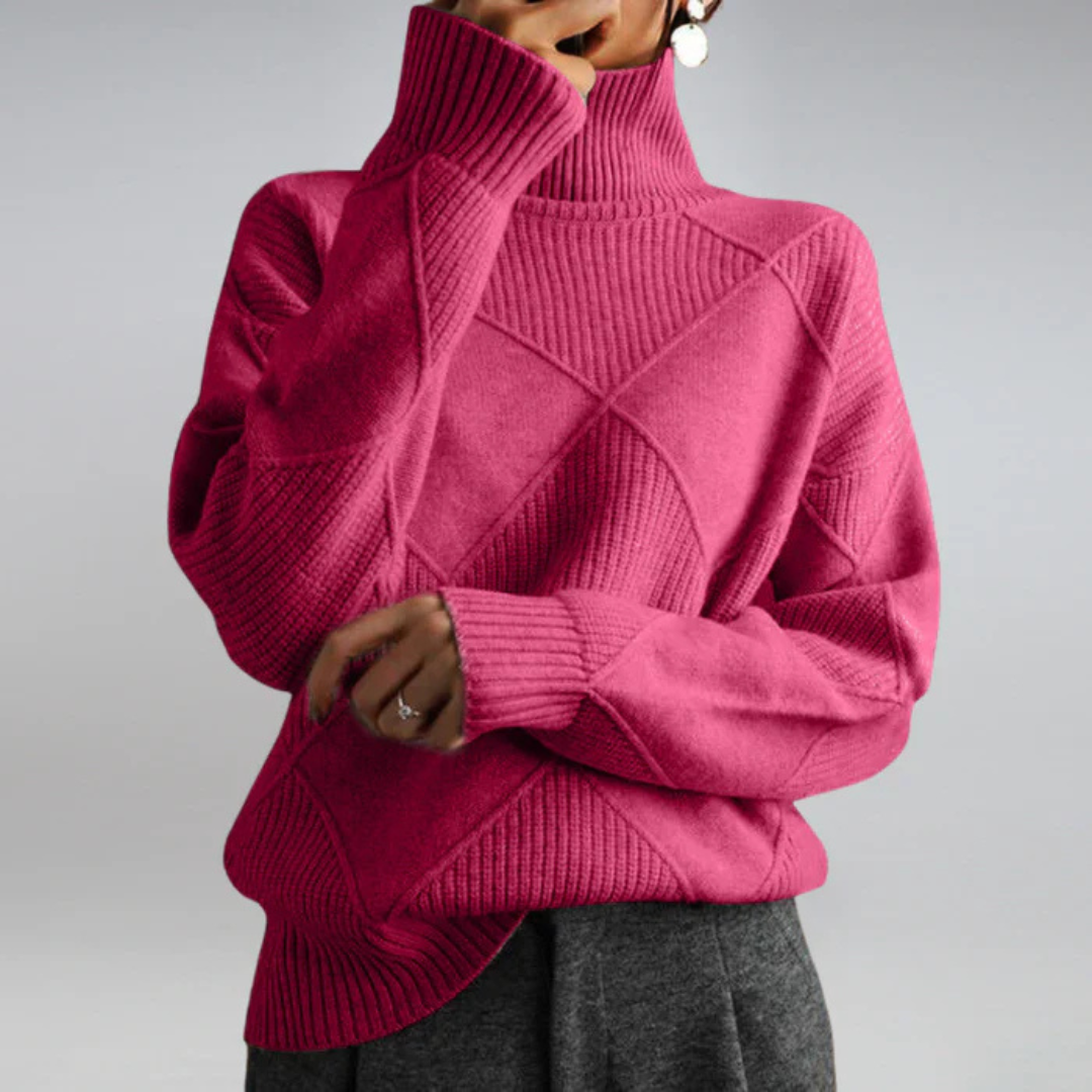 Lauren | Maglione in cashmere di lusso a collo alto