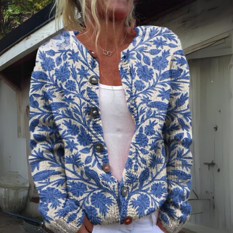 Amelie | Cardigan floreale elegante
