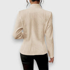 Loretta | Cardigan testurizzato con bottoni frontali